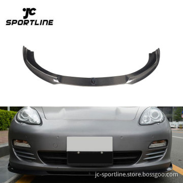 Carbon Fiber Front Bumper Lip Spoiler for Porsche Panamera 09-11